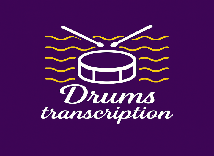 Accurate Drum Chart Transcribed by Ear