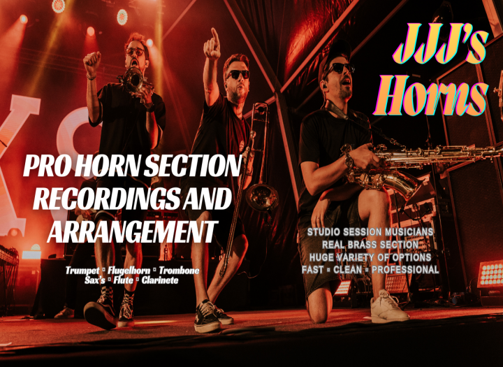 Pro Horn Section - Trumpet Trombone Saxs Flute Clarinete