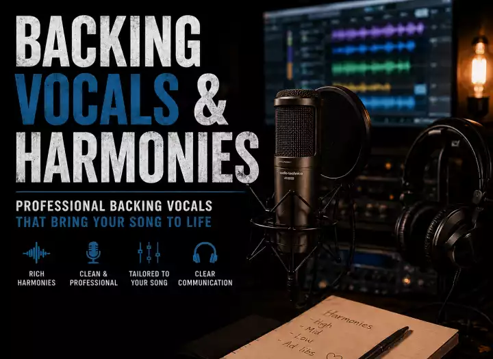 Professional Backing Vocals & Harmonies for Your Song