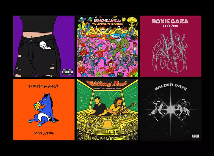 Illustrated Album / Single Cover Art