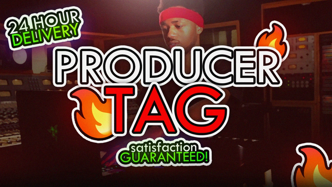 Custom Producer Tag / Voice Tag, Studio Quality, 24 Hour Delivery, Wet + Dry Versions Included