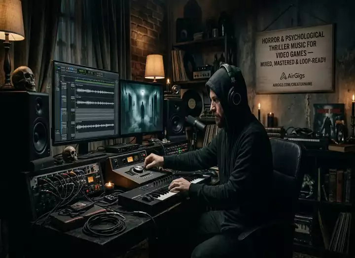 Horror & Psychological Thriller Music for Video Games — Mixed, Mastered & Loop-Ready