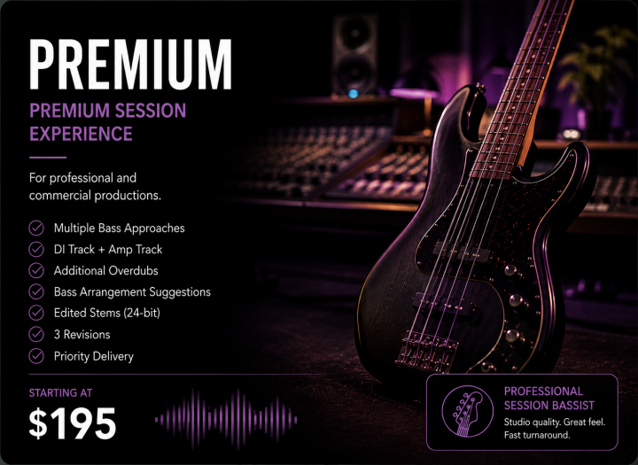 PREMIUM PACKAGE - Premium Session Experience
