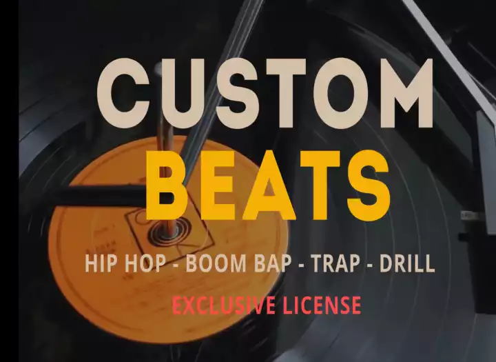 CUSTOM EXCLUSIVE TRAP-HIP HOP-BOOM BAP-UNDERGROUND BEAT + MIX & MASTER