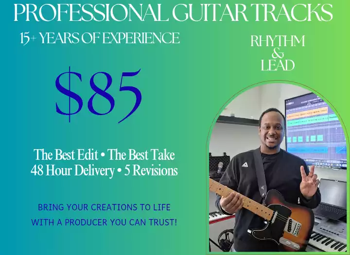 Professional Guitar Tracks For Pop & Rock Genres