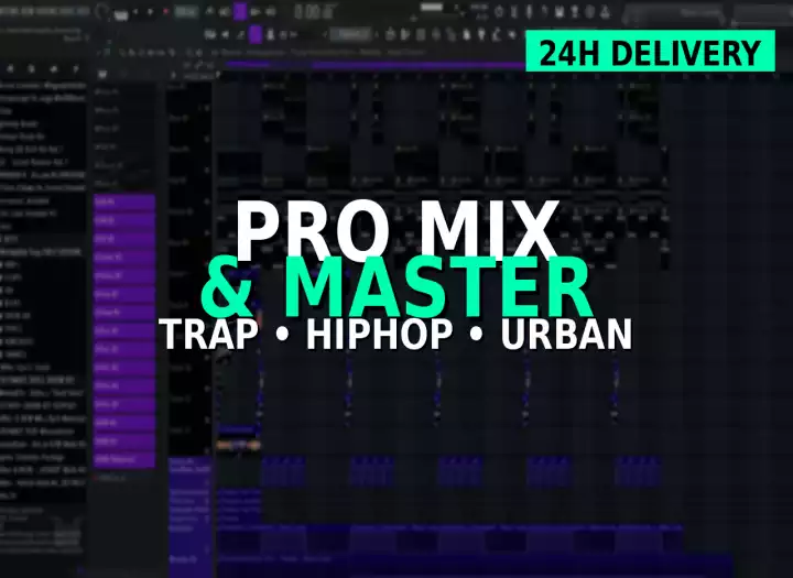 I will mix and master your trap, drill or hip hop song to industry level
