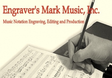 Music Transcriptions, chord charts, orchestral music preparation