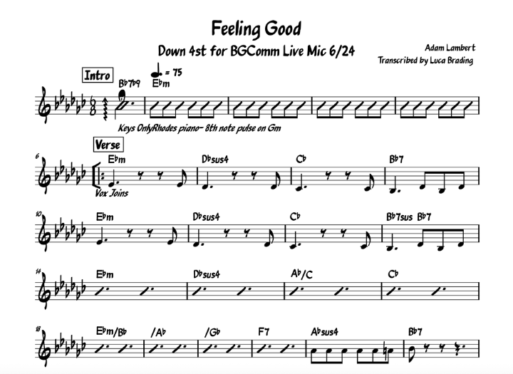 Music Transcription & Notation - Get your song transcribed and notated as sheet music