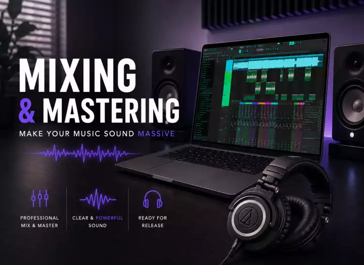 Hip Hop/Pop/Trap/Rock/R&B professional mixing & mastering