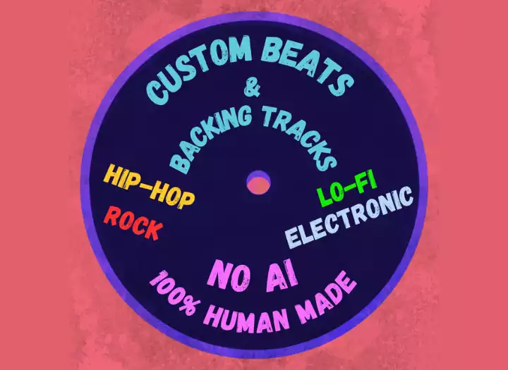 I will produce a custom beat, instrumental or backing track in any genre using my own instruments. 100% human-made, no AI, tailored to your song, style or reference