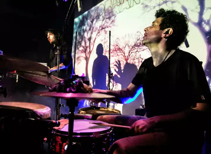 Professional acoustic drum set for your project