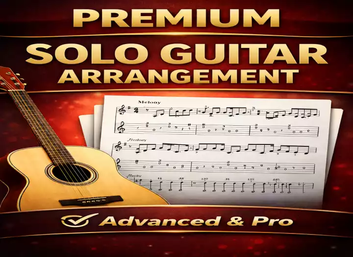 I will create a custom guitar arrangement of any song solo, duo, trio or quartet
