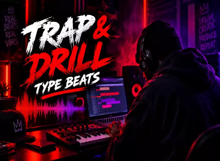 I will produce a custom trap or drill type beat for you