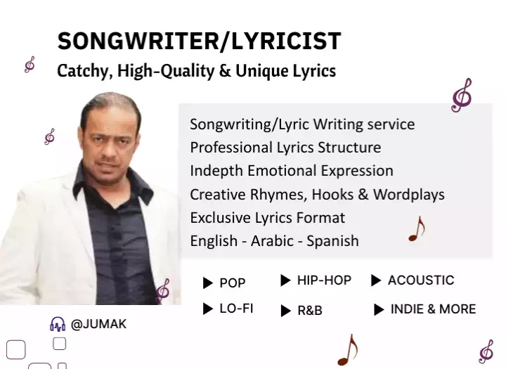 I Will Write Original Spanish Song Lyrics for Latin, Reggaeton & Urban Music
