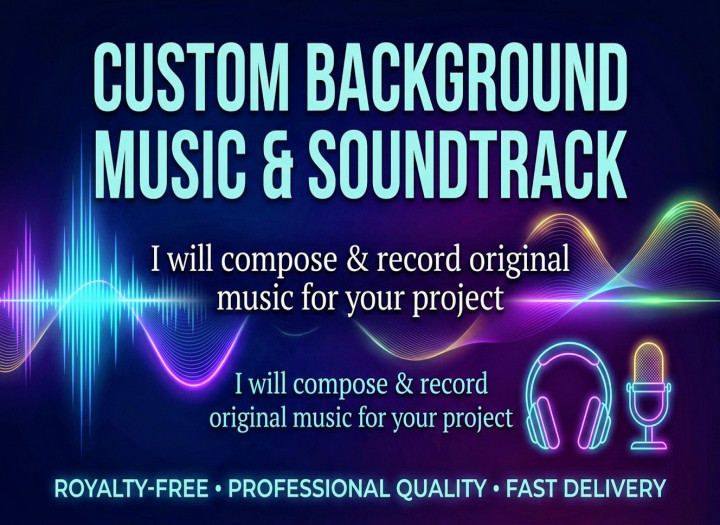 I will compose custom background music or cinematic soundtrack
