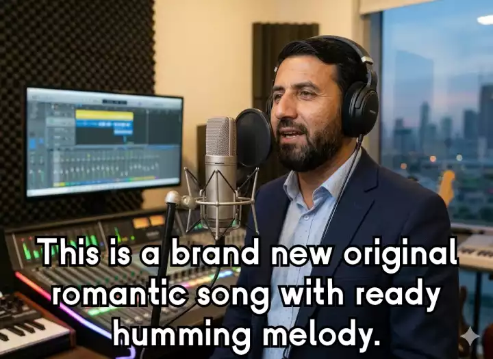 I will provide a fresh original song with custom lyrics and vocal humming