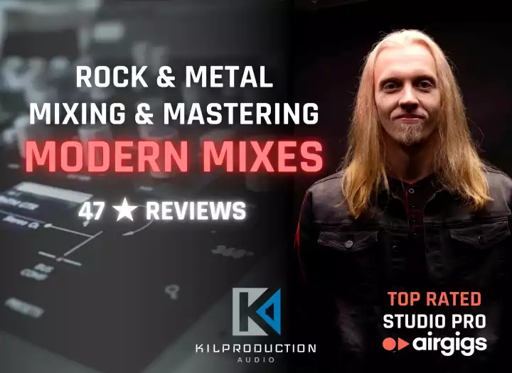 MODERN ROCK & METAL MIXING & MASTERING | METALCORE, DJENT, PROG | EP