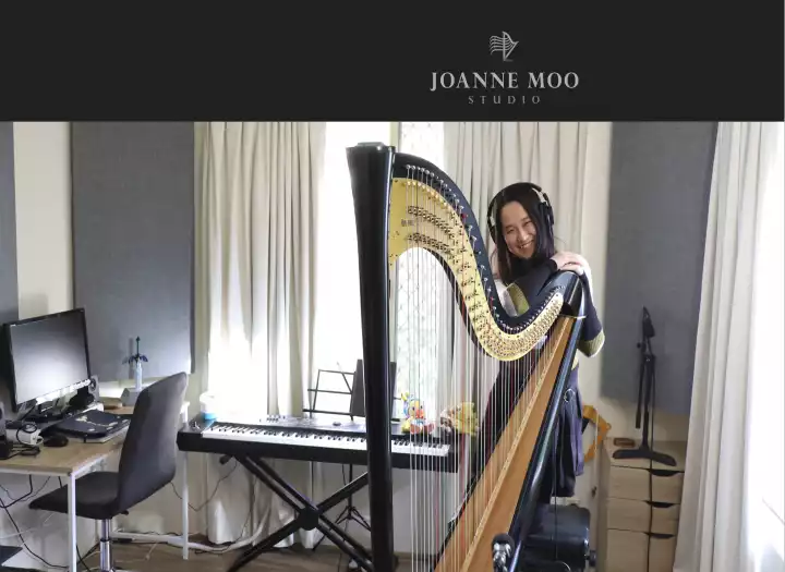 Studio Harpist for Screen and Sound