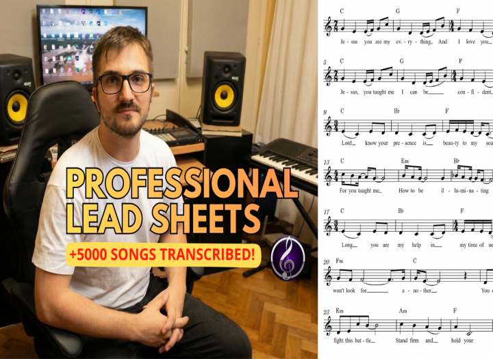 Music Transcription Lead Sheet