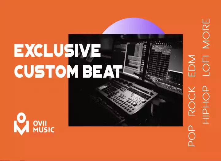 Customize beat in pop, trap, lofi and more