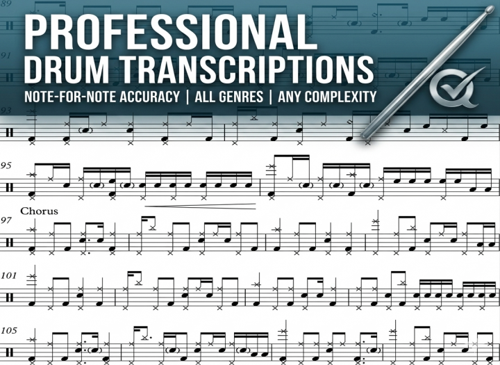 Professional Drum and Percussion Transcription Services