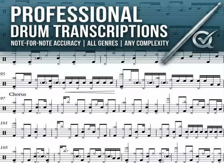 Professional Drum and Percussion Transcription Services