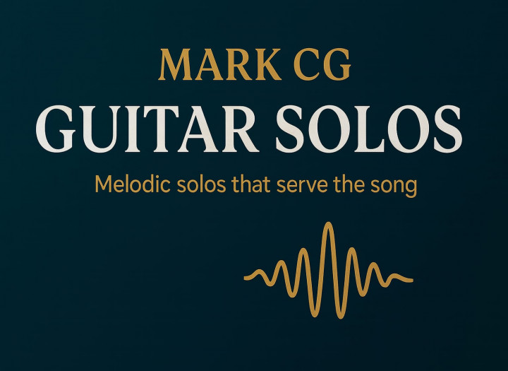 GUITAR SOLO - I Will Record a Musical, Tasteful Guitar Solo for Your Song