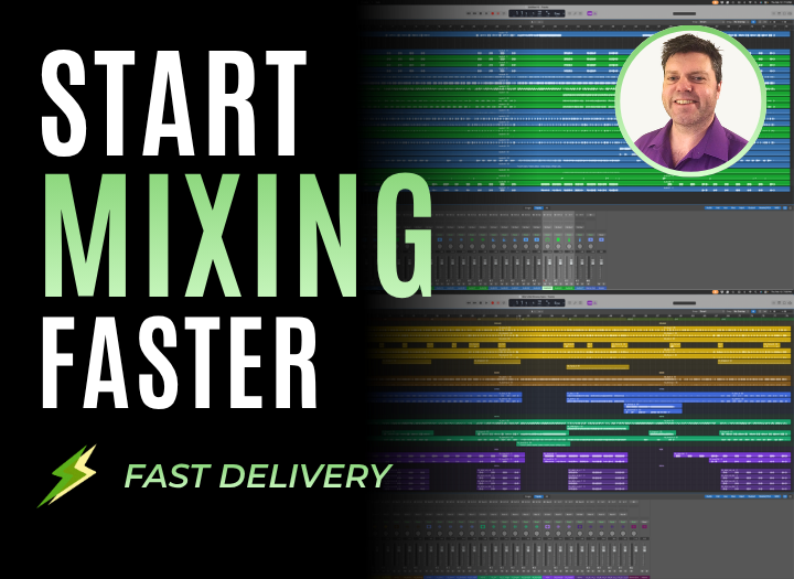Mix-Ready Session Prep | Clean, Organized Audio Files