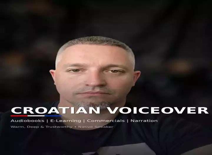 I will record authentic croatian male voiceover