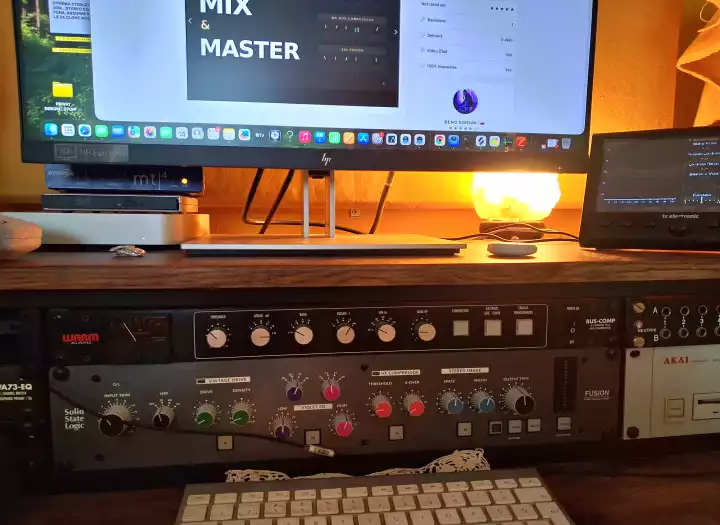 Professional Mastering — SSL Fusion | WA Bus Comp | Vintage analog sound