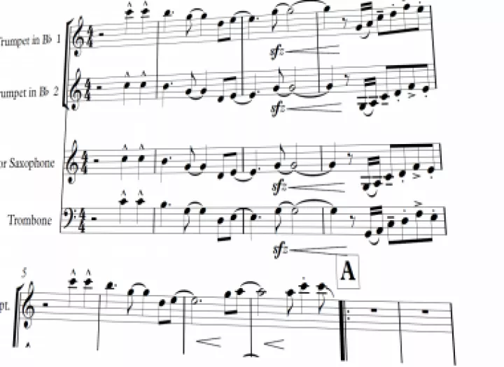 Horn section transcriptions