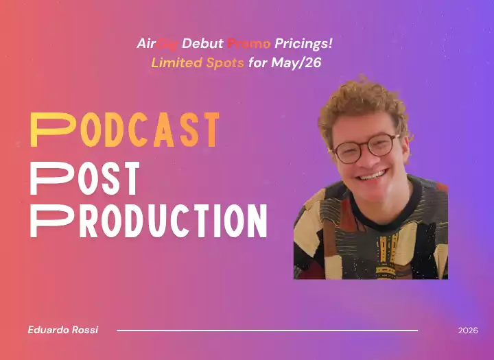 Ill give your podcast a clean & professional treatment