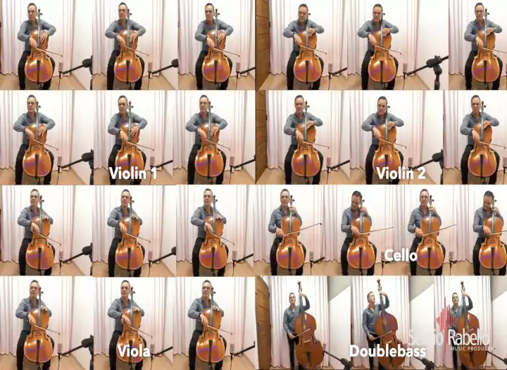 Professional Real String Orchestra Recording