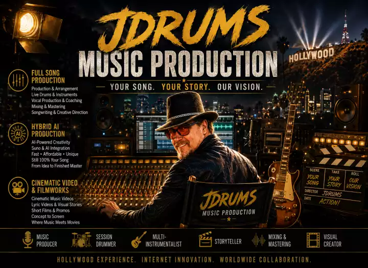 Hollywood Veteran Full Song Production & Creative Direction