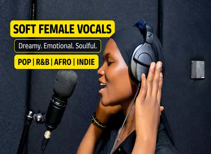 Sing Soft dreamy female hooks for your pop, rnb, Afrobeats songs