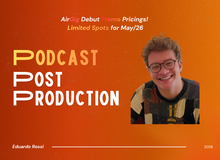 Ill give your podcast a clean & professional treatment