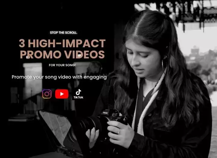 I will create high-impact 3 promo videos for your music Reels, TikTok & Shorts