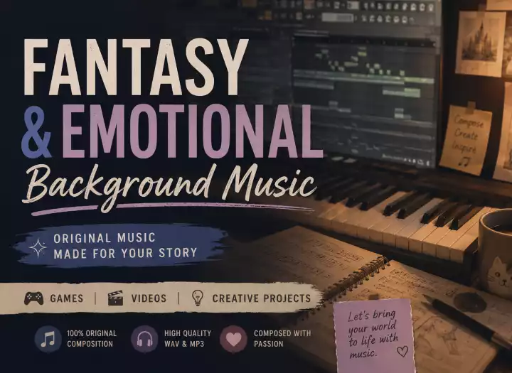 Original Fantasy & Emotional Background Music for Games, Videos and Creative Projects