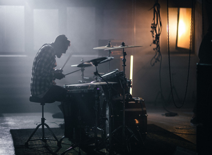 I will record pro live acoustic drums for metal rock hip hop