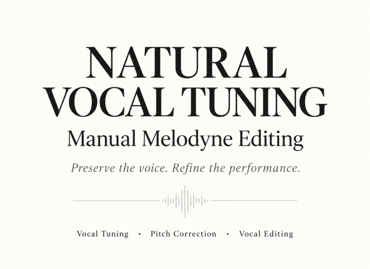 Natural Vocal Tuning & Editing with Melodyne