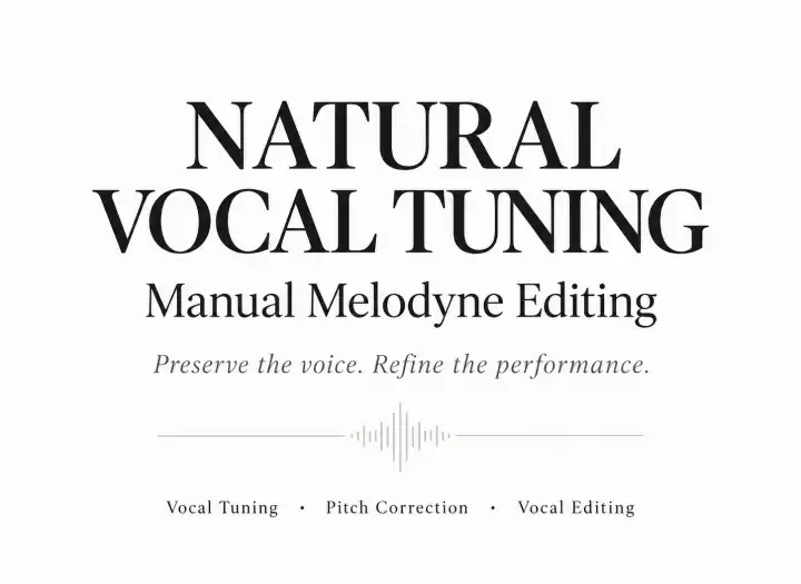 Natural Vocal Tuning & Editing with Melodyne