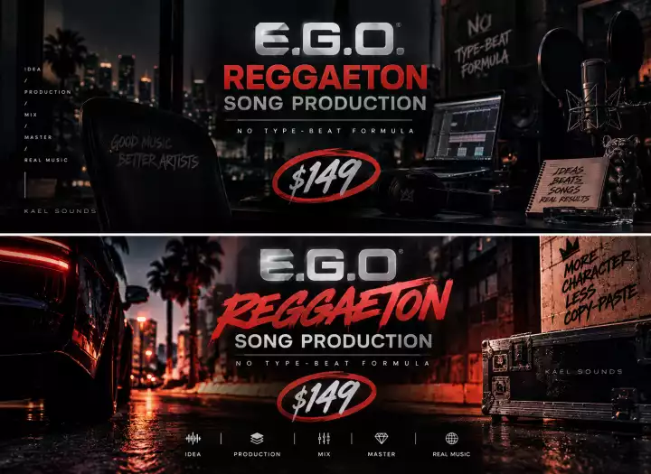 Reggaeton Song Production | Custom Beat, Arrangement, Vocal Production, Mixing & Mastering | No Type-Beat Formula | Latin Urban