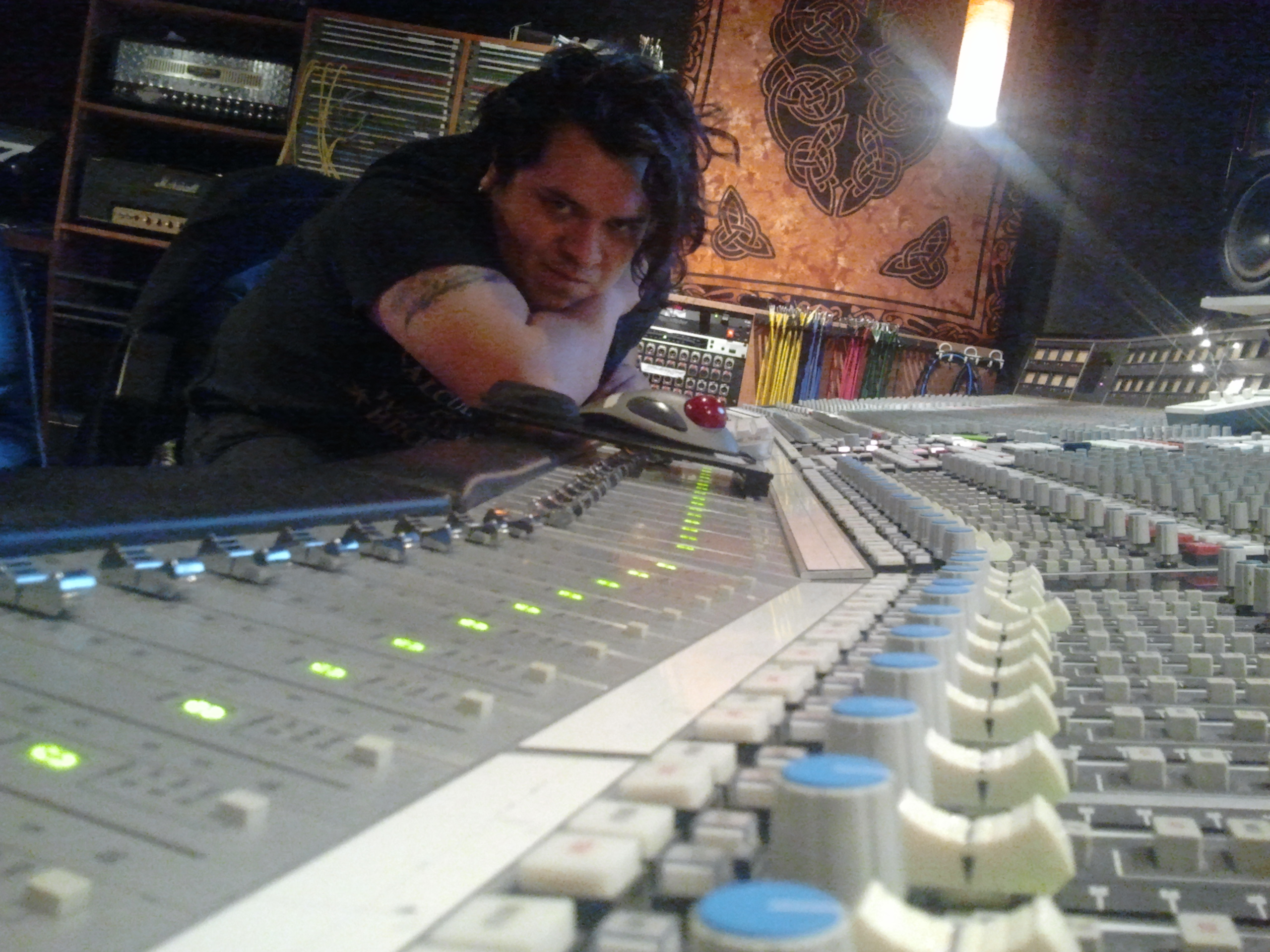 Mixing in NYC HD in the Box or on  a SSL , Neve or Calrec console.