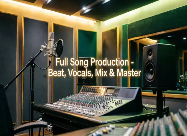 Full Song Production - Beat, Vocals, Mix & Master