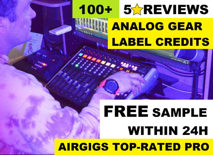 ANALOG MASTERING—ANY GENRE⭐ GRUNGE PSYCHEDELIC ROCK POST ROCK ALTERNATIVE ROCK PUNK ROCK BLUES ROCK INDIE ROCK PROGRESSIVE ROCK CHRISTIAN ROCK FOLK ROCK