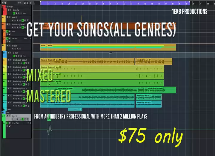 Mixing and Mastering for all genres