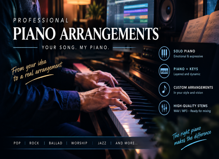 Piano Arrangements for Your Project