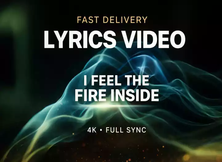 EXCLUSIVE & PERSONALIZED LYRICS VIDEO FOR YOUR SONG