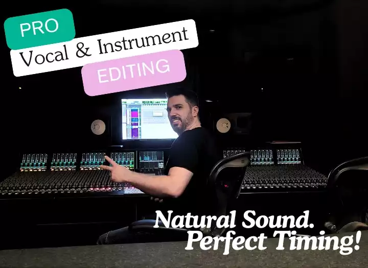 Professional Audio Editing for Vocals and Band – Tight, Clean & Natural
