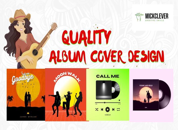 CATCHY & UNIQUE SINGLE /ALBUM ARTWORK COVER DESIGN for 75 Weddis